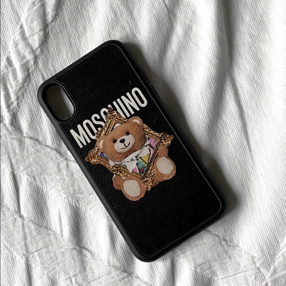 MOSCHINO | iPhone X Case | Black